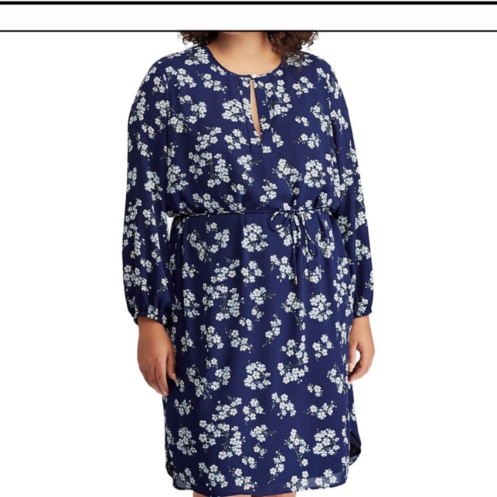 NWT Ralph Lauren Floral Long Sleeve Dress